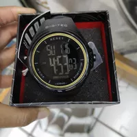 Jam Tangan Digital Pria Digitec DT 3085 T Rubber Red Black