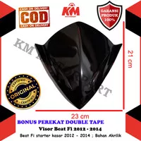 Visor Beat Fi Injeksi 2012 - 2014 TGP Windshield Lama Injection Hitam