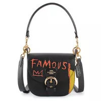 Jean Michel Basquiat Kleo Shoulder Bag 17 - Black