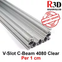 V Slot Aluminium Profile Extrusion C Beam 4080 Clear CNC Frame 1cm