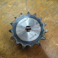 Sprocket Gear Roller Chain 08B X 15T Single Rantai Gigi 15