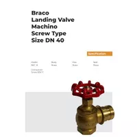 HYDRANT VALVE MACHINO COUPLING 16K BRASS WITH CERTIFICATED DN40 SIZE 1