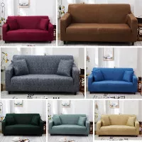 Elastic Sofa Cover Plain / Sarung Penutup Sofa Elastis Stretch Polos