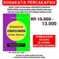 BUKU SAKU KOSAKATA PERCAKAPAN BAHASA ARAB DASAR UNTUK PEMULA