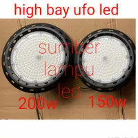 lampu gantung industri ufo led 150 watt 150w high bay pabrik 150watt