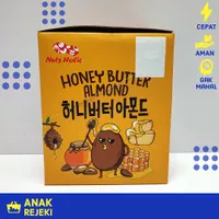 Honey Butter Almond NutsHolic 1Box (8pcsx30gr)- Nuts Holic Korea Snack