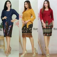 Setelan Kebaya Kutubaru Rok Pendek / Kebaya Kartini / Set Kebaya Modrn