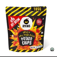 Irvins Spicy Salted Egg Potato Chips / Hot Boom 105g MrWorldShopper