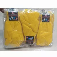 Sarung Tangan Rajut BJ Polos warna Kuning per Lusin