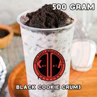 black cookies crumble crumb 500gr remahan biskuit