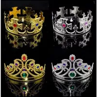 Mahkota raja dan ratu/ Mahkota ulang tahun/ silver dan gold