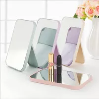 Kaca Rias MakeUp Kreatif Cermin Lipat Persegi Portable Beauty Mirror-U