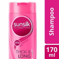 Shampoo Sunsilk Biotin & Aloe Vera Thick Long 170 ml / Sunsilk Pink