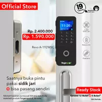 Revo A-192WSC - Smart Digital Lock Fingerprint - Pintu Kayu Alumunium