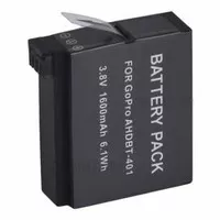 Rechargeable Battery GoPro Hero 4 3.8V 1600mAh AHDBT-401 (Replika 1:1)