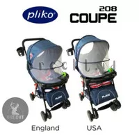 (Gosend/Grab) Baby Stroller Pliko 208 Coupe England