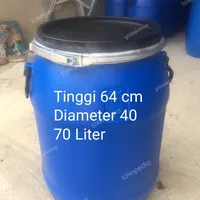 Drum/tong/ember/tempat sampah plastik/gentong 70 L