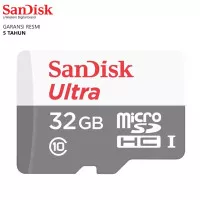 MicroSD Sandisk Ultra 32GB Class 10 80MBPS Micro SD Card 32 GB SDHC