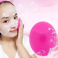 Sikat Wajah Pembersih Muka Sikat Muka Silikon Facial Clean Pad Brush