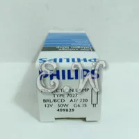 Lampu Halogen Kacang Philips 2 Pin 12V (12 Volt) 50W (50 Watt) 7027