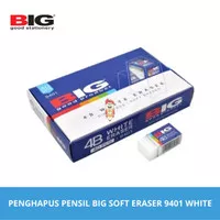 Penghapus pensil / pencil eraser BIG B40 9401 White / putih