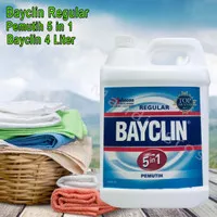 Bayclin Regular *Bayclin * Pemutih 5 in 1 *4 Liter