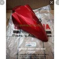 spakbor depan mio soul merah maroon ori yamaha (14d f1511 00 p2)