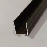 List U aluminium 1 cm x 1 cm