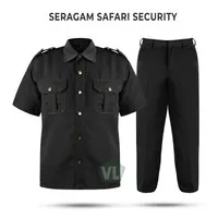 Setelan Safary Security / Baju Seragam Safari Satpam Driver Supir