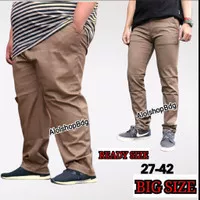 Big size chino panjang pria jumbo moca Xxxxl / chino pria big size