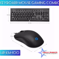 Keyboard + Mouse HP Gaming KM100 Combo HP Combo Keyboard + Mouse Gamin