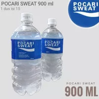 Pocari sweat botol 900ml 1 dus isi 15 pengganti oion tubuh 900 ml