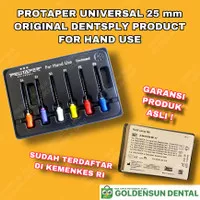 PROTAPER UNIVERSAL HAND USE 25mm ORIGINAL DENTSPLY Assorted Root Endo