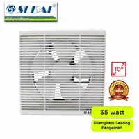 Sekai Exhaust Wall Fan WEF1090 10 Inch Hexos Dinding Garansi 3 Tahun