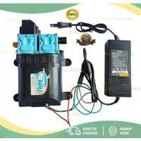 Pompa Air DC 12V 8A HIU Paket dobel pompa 138Psi Plus adaptor 8a Mist