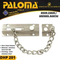 PALOMA DHP 201 DOOR CHAIN GRENDEL RANTAI STAINLESS PENGAMAN PINTU SSS