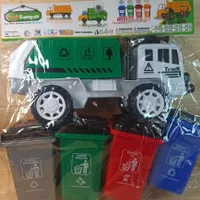 Mobil Mobilan Truk Sampah Bak Pengangkut Sampah Plastik Mainan Anak