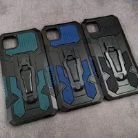 Realme C11 Mecha Army Military Belt Clip Stand Armor Case Shockproof