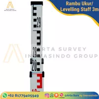 Rambu Ukur / Levelling Staff 3m