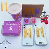 BTS Meal MCD Case Iphone 11 12 PRO MAX MINI Casing Lucu Cool Softcase