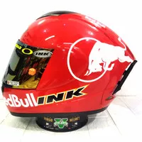 INK HELM CL MAX SOLID FIRE RED PAKET GANTENG TERBARU SNI DOT