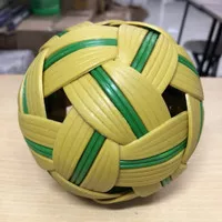 Bola takraw plastik bola emas