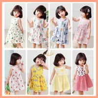 DRESS BAYI KOREAN DRESS Baju Dress Korea Anak Bayi Perempuan Cute