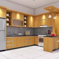 PROMO Kitchen set HPL/Kitchen set minimalis/Lemari Dapur/Kitchen set