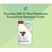 Herbisida Roundup 486 SL Obat Pembasmi Rumput Liar Kemasan 4 liter