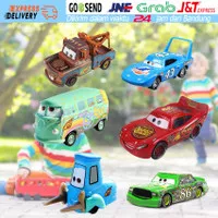 6Buah/Set Mainan Mobil Diecast 1:43 Alloy Disney Pixar Cars McQueen