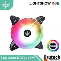 NYK Nemesis Kipas Casing 12cm case Fan LED Lightshow RGB