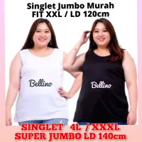 Singlet Wanita Super Jumbo 4L XXXL Premium Adem Kaos Singlet Cewek Bi
