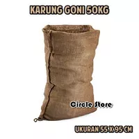 Karung Goni 50kg Ex Pabrik Tebal Penutup Cor / Balap Karung