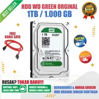 Hardisk wd Green Internal PC 1TB HDD SATA 3.5" HDD Cctv 1TB